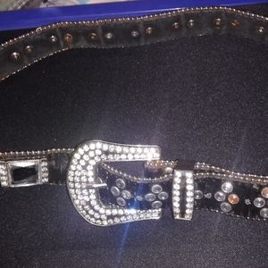 Western belt with some serious shine